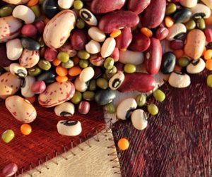 Assorted beans and pulses. Credit: Bioversity International/C. Zanzanaini