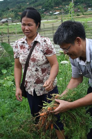 Over 80% of food consumed in households comes from home production, according to our studies in Vietnam. Credit: Bioversity International/J. Raneri