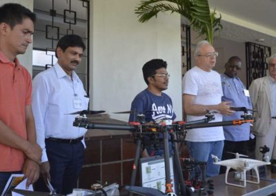 Presentación del dron al CGIAR System Council