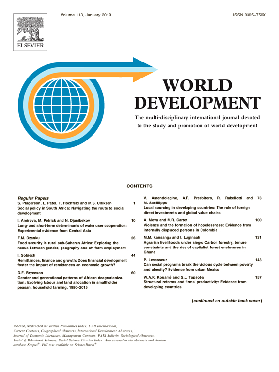 The Role of Forest-Related Income in Household Economies and Rural Livelihoods in the Border-Region of Southern China