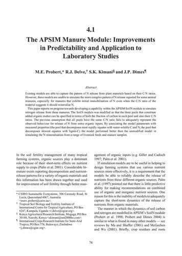 Testing the APSIM model with data from a phosphorus and nitrogen replenishment experiment on an oxisol in Western Kenya