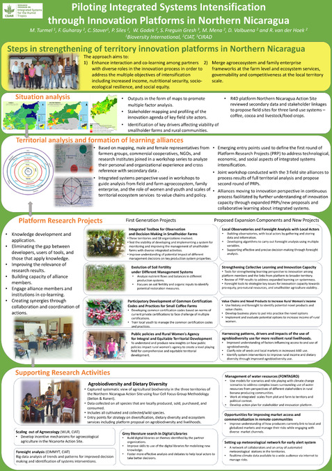 Piloting integrated systems intensification through innovation platforms in northern Nicaragua