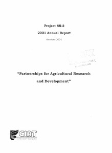 Project SN-2 Partnerships for Agricultural Research and Development: Annual Report 2001