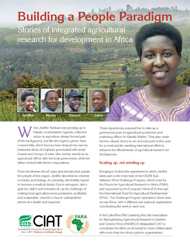 Building a people paradigm: stories of integrated agricultural research for development in Africa