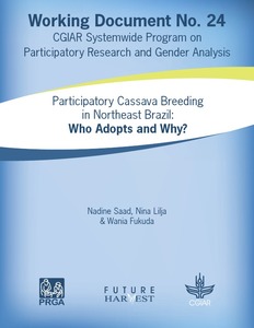 Participatory cassava breeding in Northeast Brazil: who adopts and why?