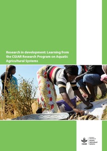 Research in development: learning from the CGIAR Research Program on Aquatic Agricultural Systems