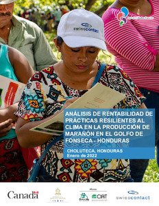 Análisis de rentabilidad de prácticas resilientes al clima en la producción de Marañón en el Golfo de Fonseca – Honduras