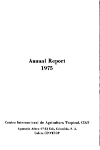 CIAT annual report 1975