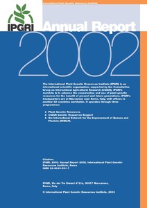 IPGRI Annual Report 2002