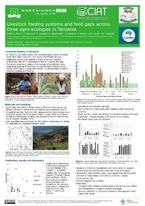 Livestock feeding systems and feed gaps across three agro-ecologies in Tanzania
