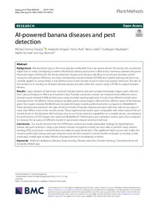AI-powered banana diseases and pest detection