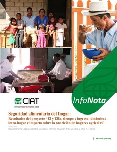 Seguridad alimentaria del hogar: Resultados del proyecto “Él y Ella, tiempo e ingreso: dinámicas intra-hogar e impacto sobre la nutrición de hogares agrícolas”