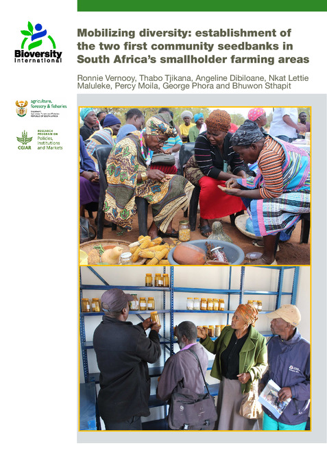 Mobilizing diversity: establishment of the first two community seedbanks in South Africa&rsquo;s smallholder farming areas