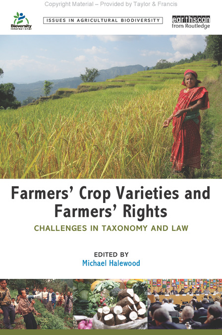 Farmers' crop varieties and farmers' rights: challenges in taxonomy and law