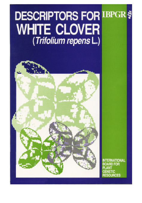 Descriptors for white clover (Trifolium repens L.)