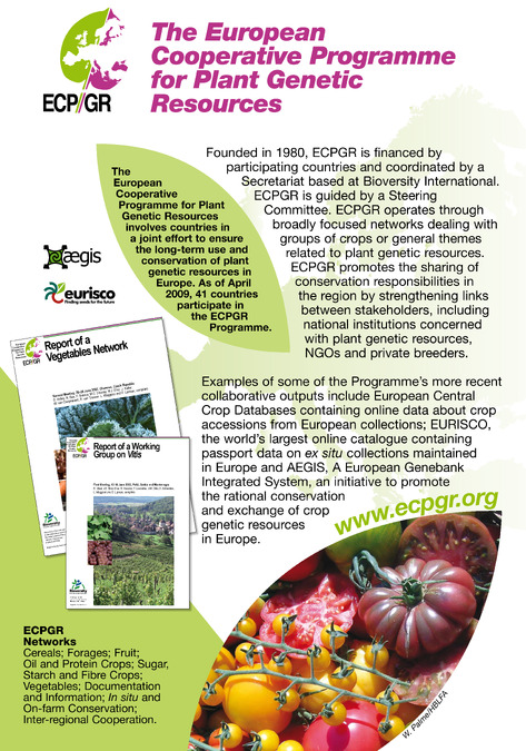 The European Cooperative Programme for Plant Genetic Resources