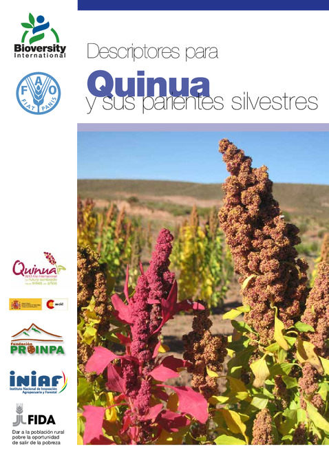 Descriptores para quinua (Chenopodium quinoa Willd.) y sus parientes silvestres
