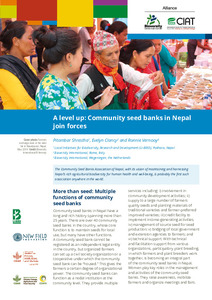 A level up: Community seed banks in Nepal join forces