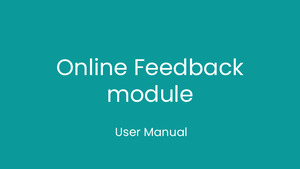 AICCRA Online Internal feedback module