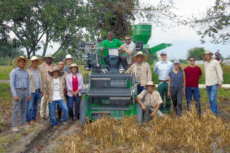 Agricultural mechanization is a key input for the CIAT Rice and Bean Programs