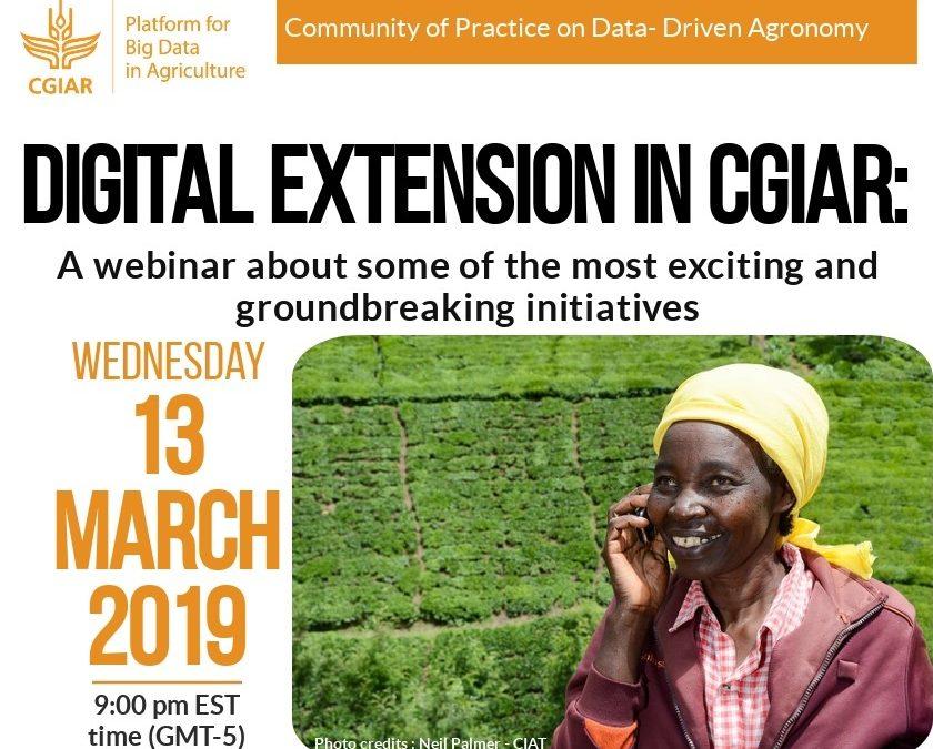 Digital extension – a hot topic for 2019