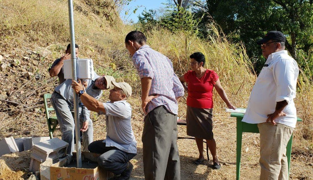 El CIAT instala modernas estaciones meteorológicas en Choluteca, Honduras