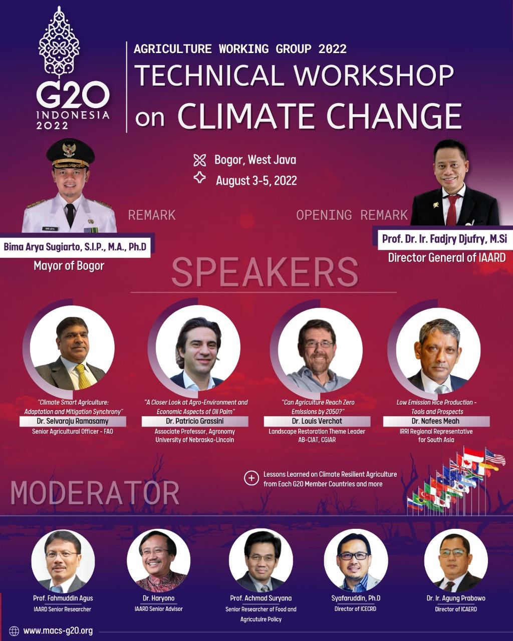 G20 Indonesia 2022 climate change technical workshop