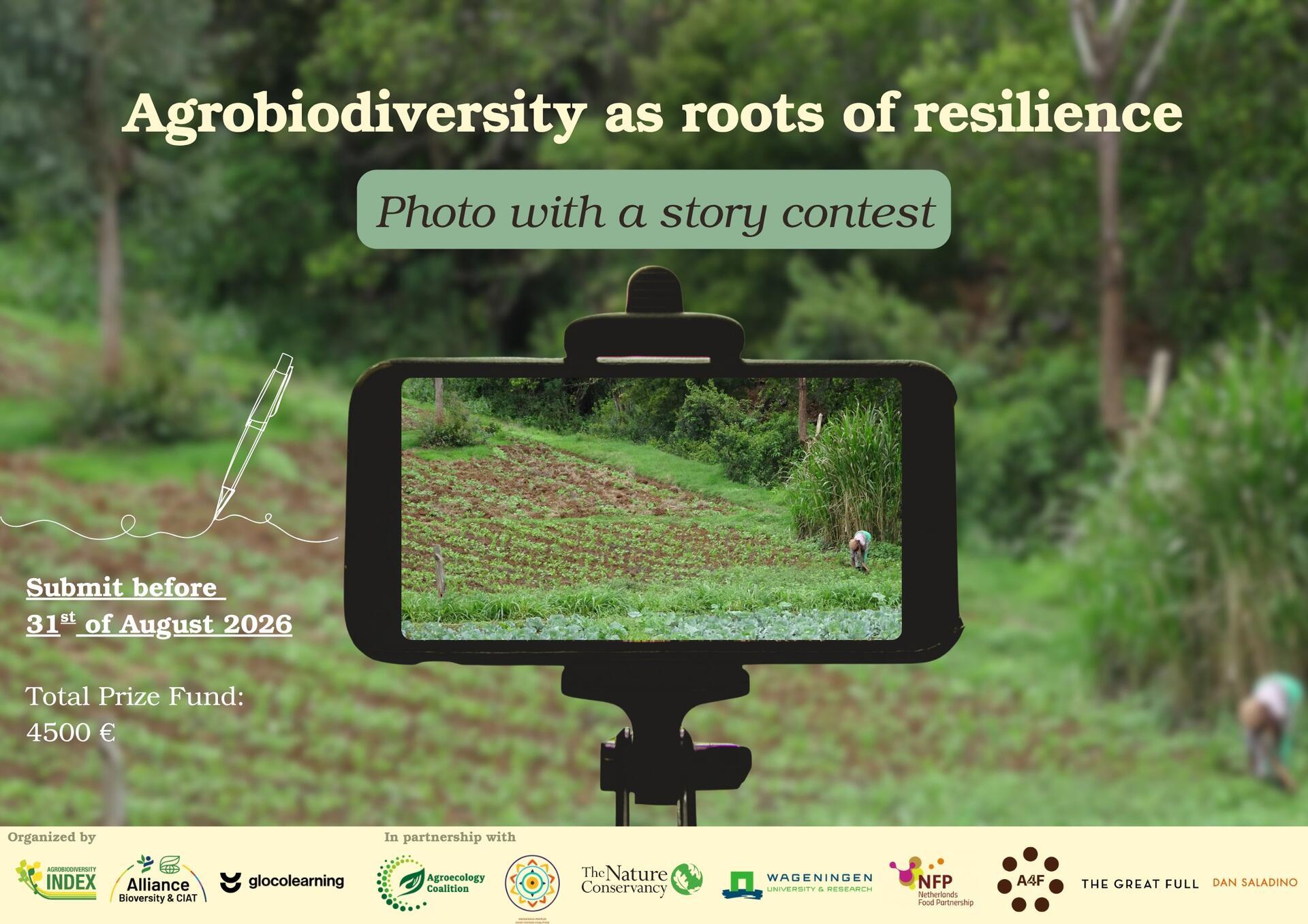 Agrobiodiversity as roots of resilience - Photo with a story contest - poster