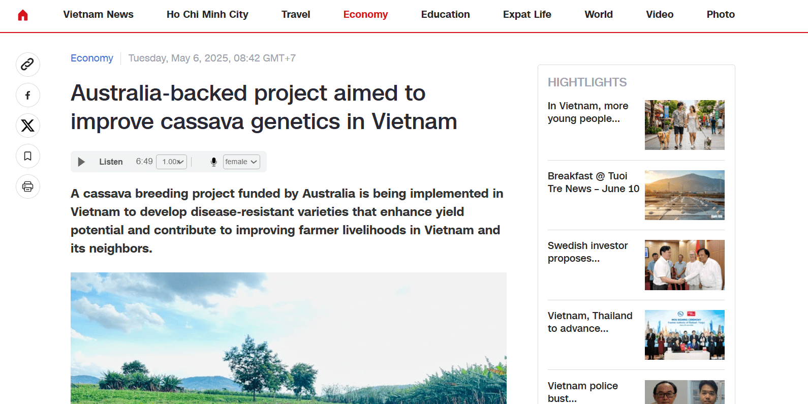 Alliance Social Media, Events, and News Coverage  - Annual Report 2025 - Alliance Bioversity International - CIAT - Asia news - Image 4