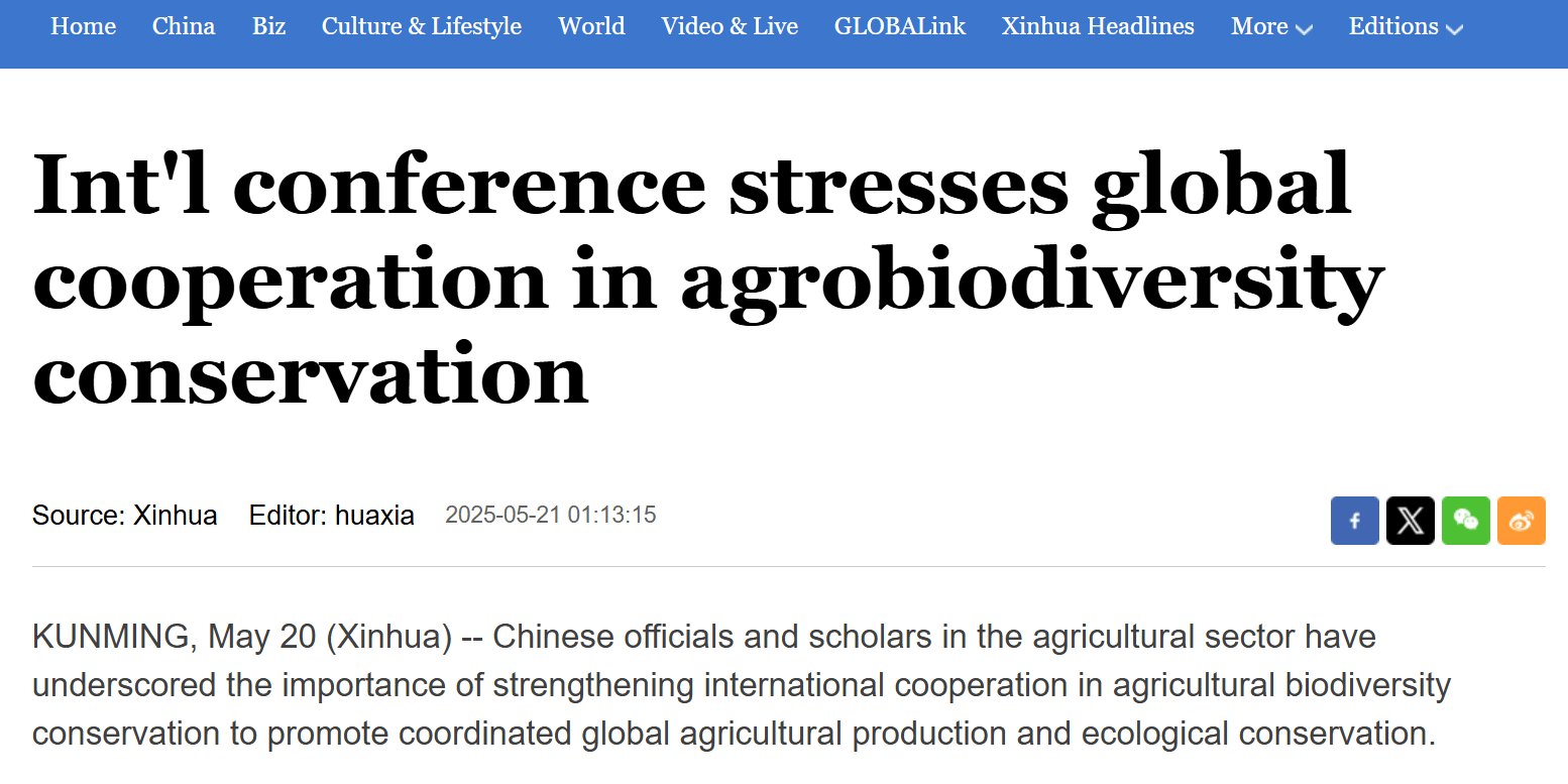 Alliance Social Media, Events, and News Coverage  - Annual Report 2025 - Alliance Bioversity International - CIAT - Asia news - Image 7