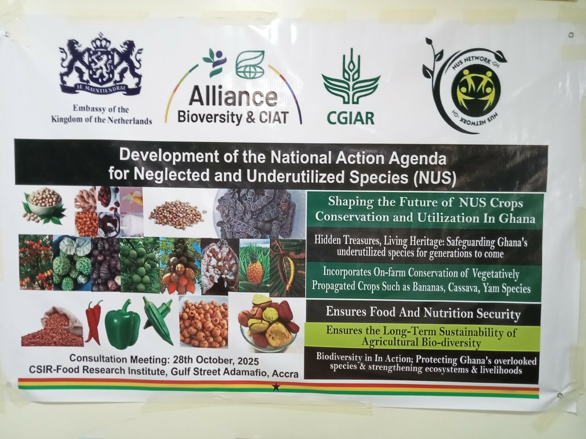Crafting a National Agenda for Neglected and Underutilized Species in Ghana
