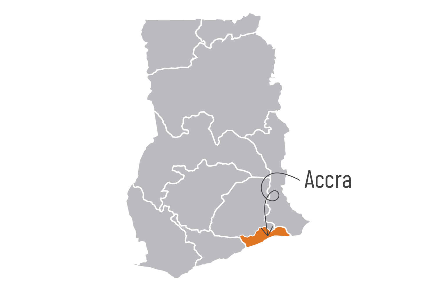 Ghana - Alliance Bioversity International -  CIAT - Map