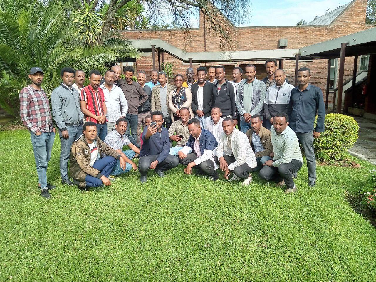 Local experts at training on remote sensing based forest monitoring tools in Ethiopia