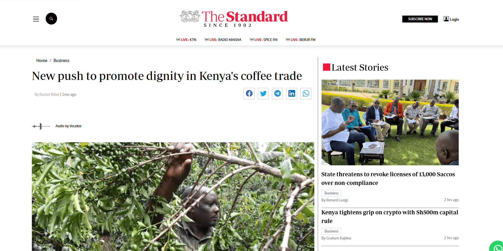 Kenya&rsquo;s first EUDR-ready coffee shipment A milestone for sustainable trade - Image 6