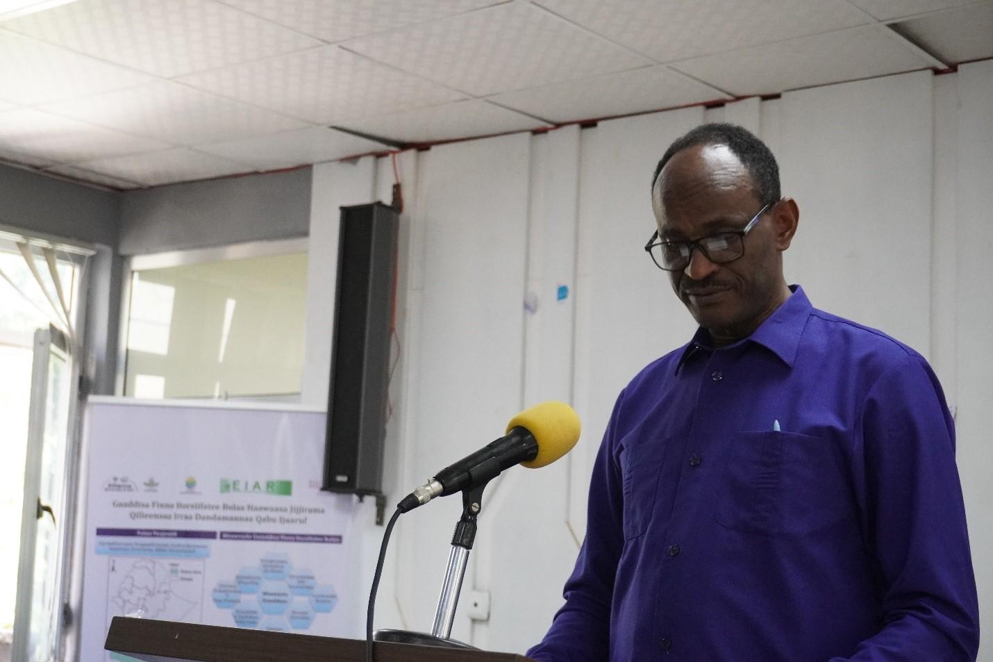 Launching a User-Centered Rangeland and Water Monitoring System for Early Warning in Ethiopia's Pastoral Areas - H E Dr Endrias Geta