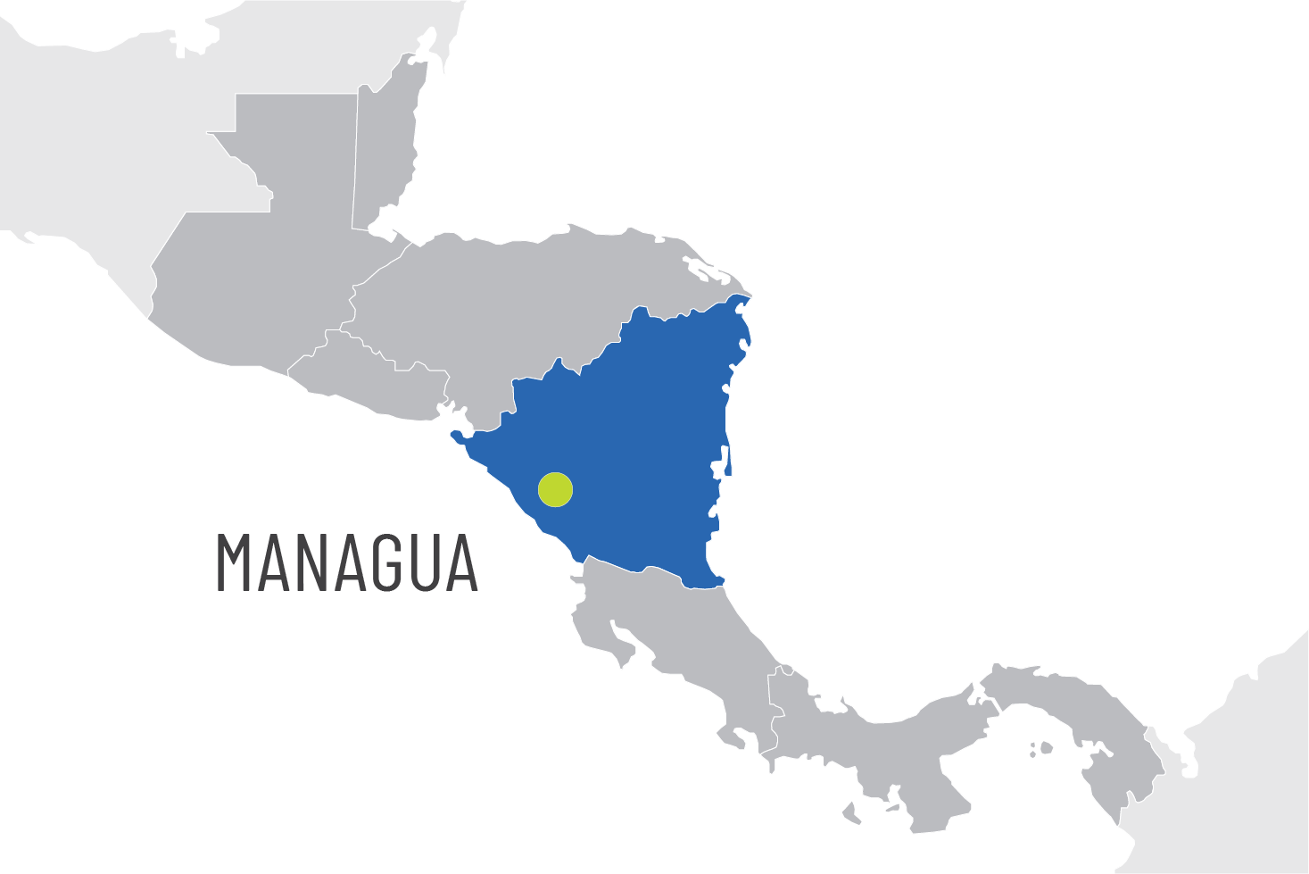 Mapa - Nicaragua - Allianza Bioversity International y CIAT