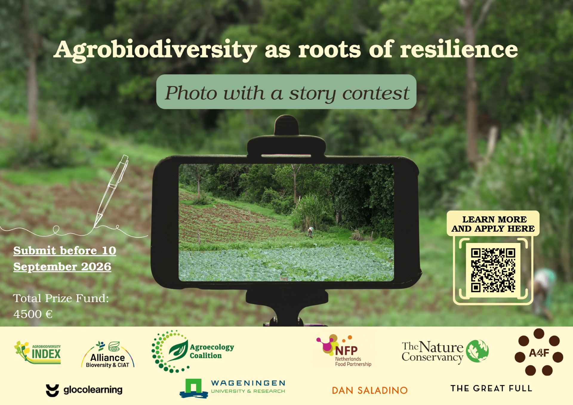 Photo with a story contest - Agrobiodiversity as roots of resilience - Poster English