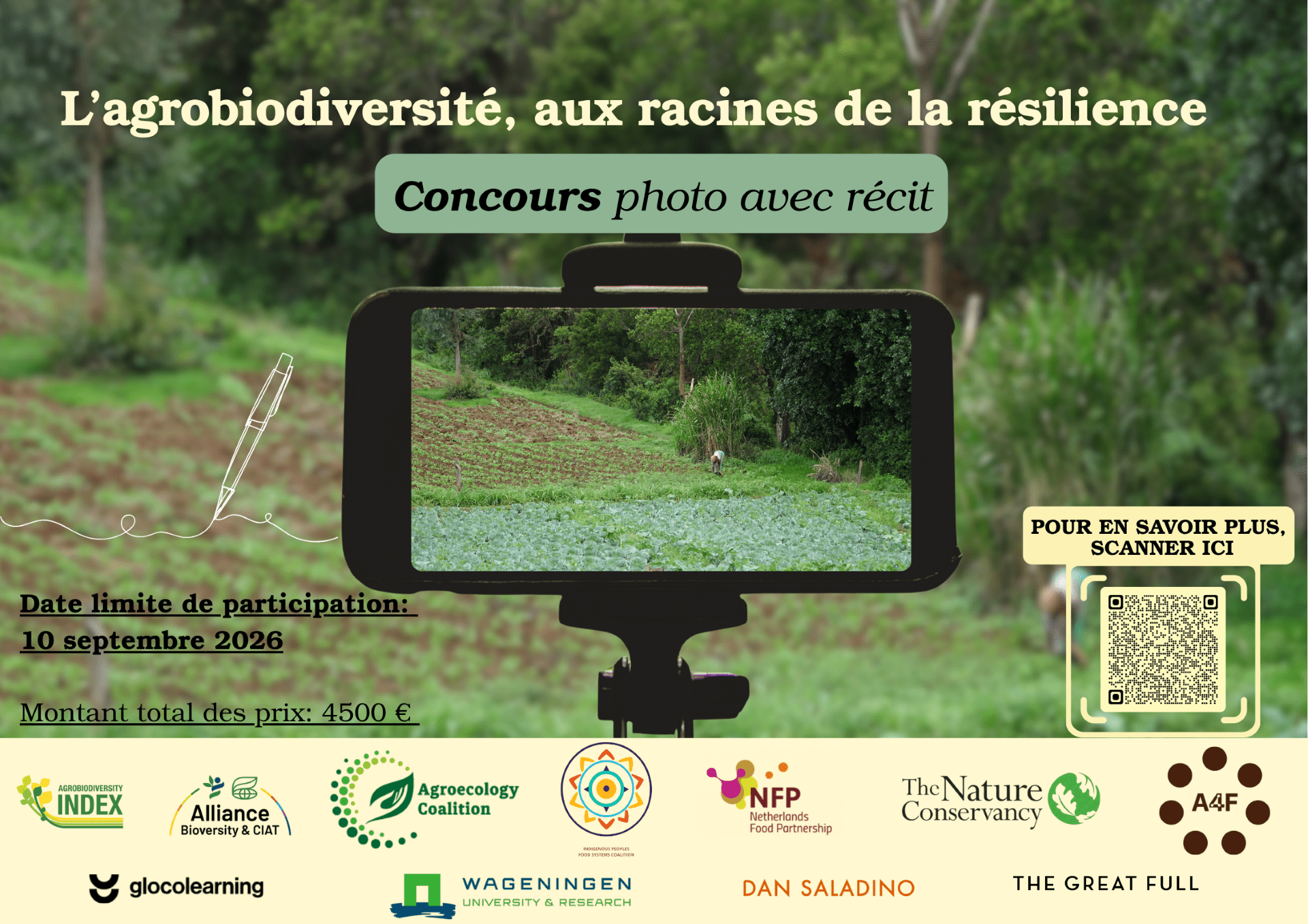 Photo with a story contest - Agrobiodiversity as roots of resilience - Poster French