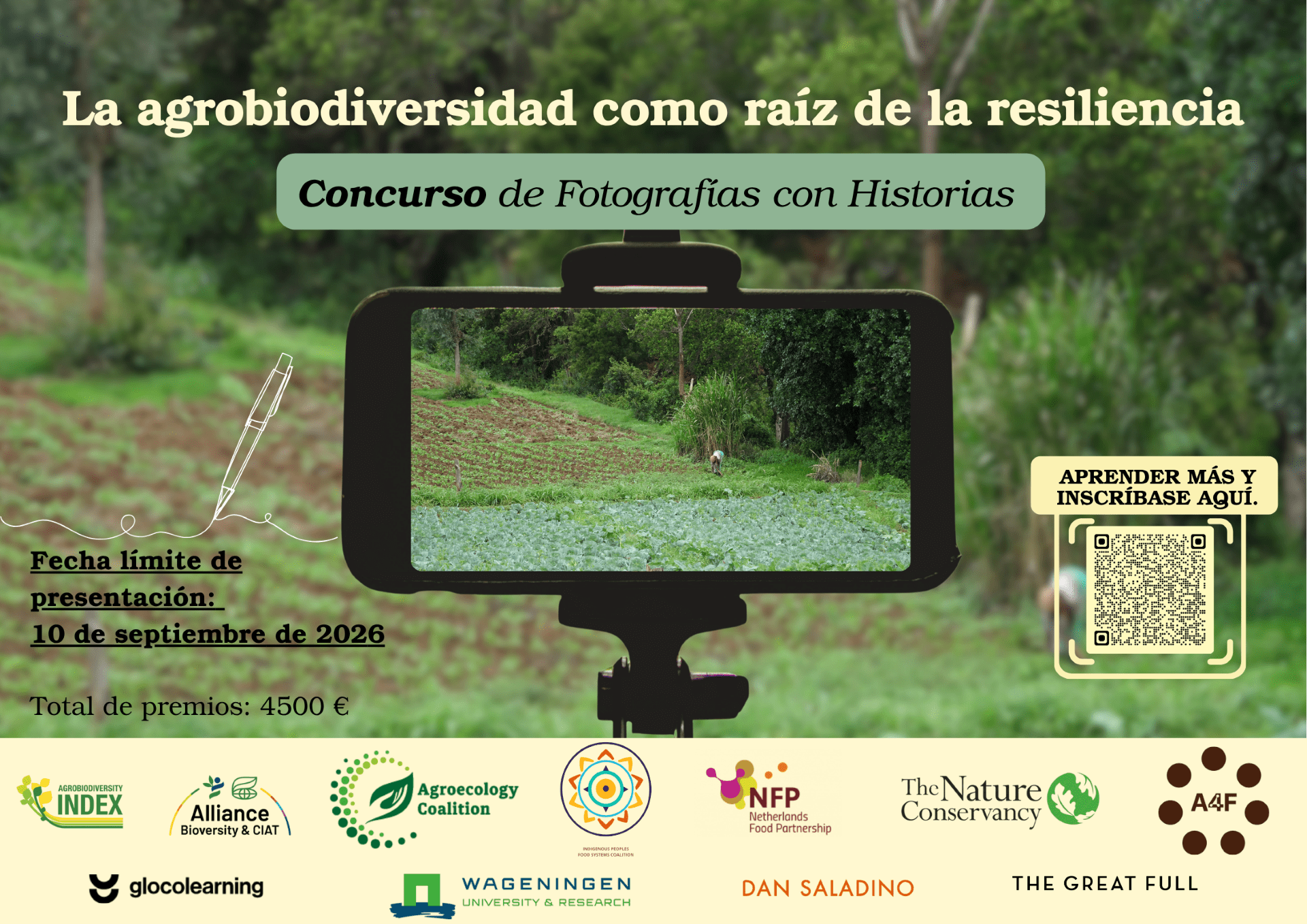 Photo with a story contest - Agrobiodiversity as roots of resilience - Poster Spanish