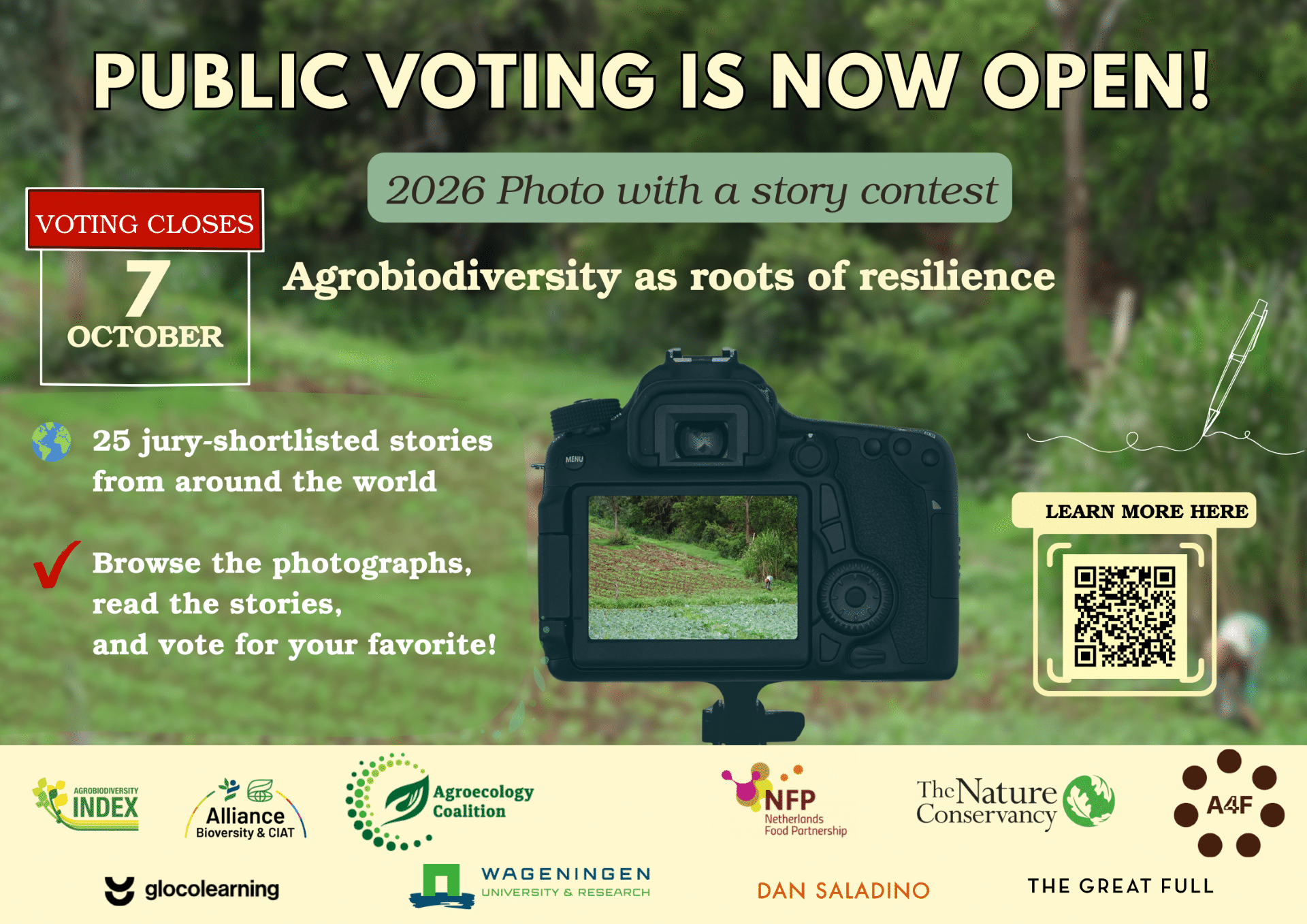 Photo with a story contest - Agrobiodiversity as roots of resilience - Voting open