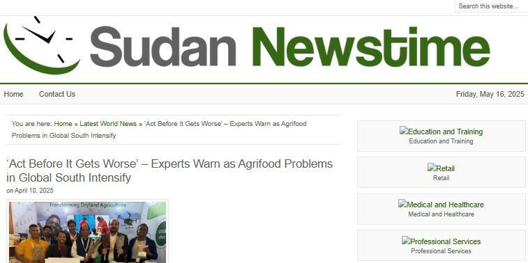 The Alliance at CGIAR Science Week - Media Coverage 9