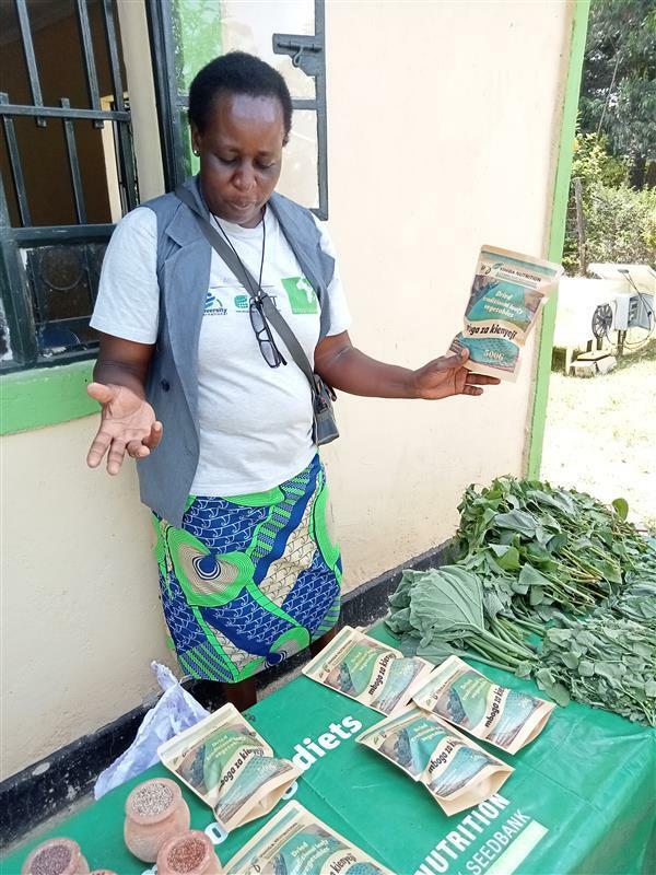 The dried African leafy vegetable of Vihiga community seed bank 1