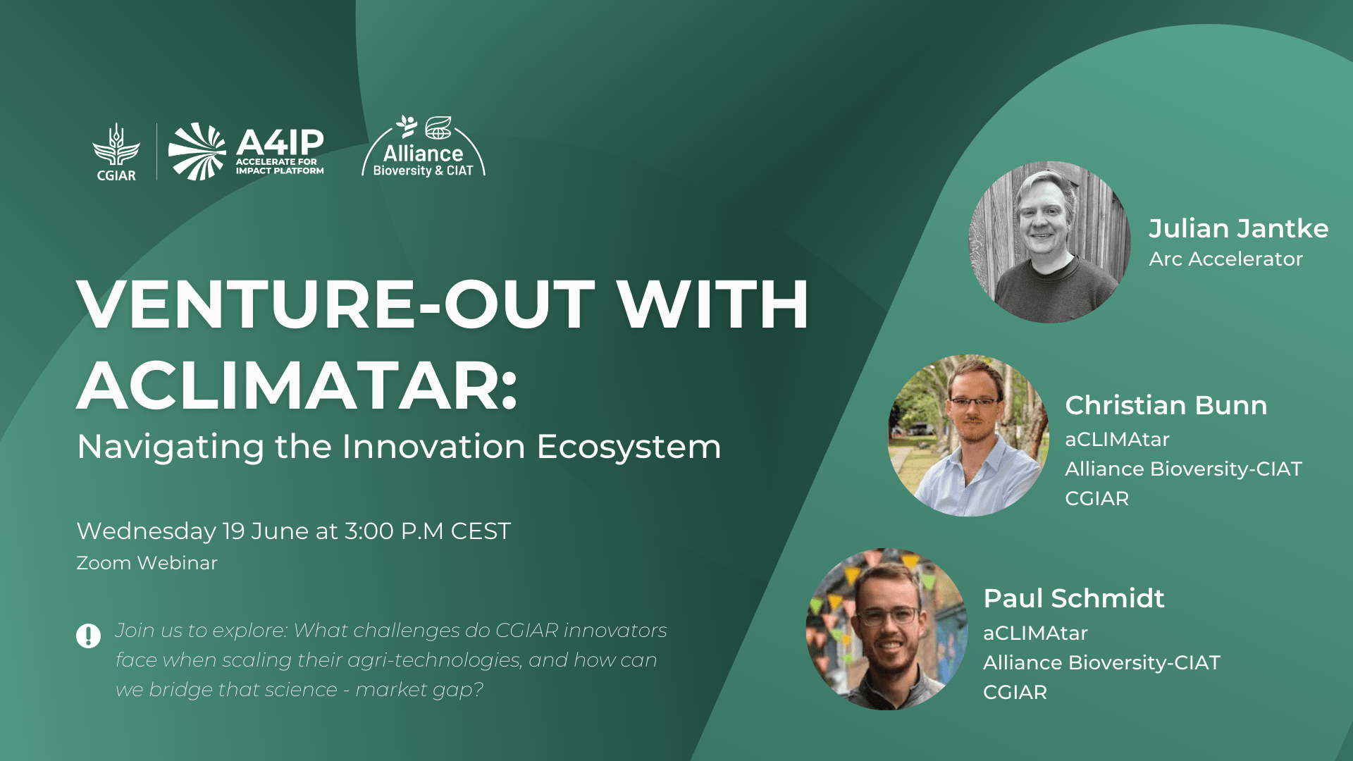 Venture-Out with aCLIMAtar: Navigating the Innovation Ecosystem 