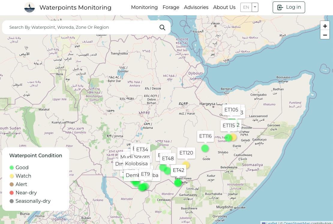 waterpoints-screenshot - Digital system helps Ethiopia&rsquo;s pastoralist communities prepare for the unpredictable