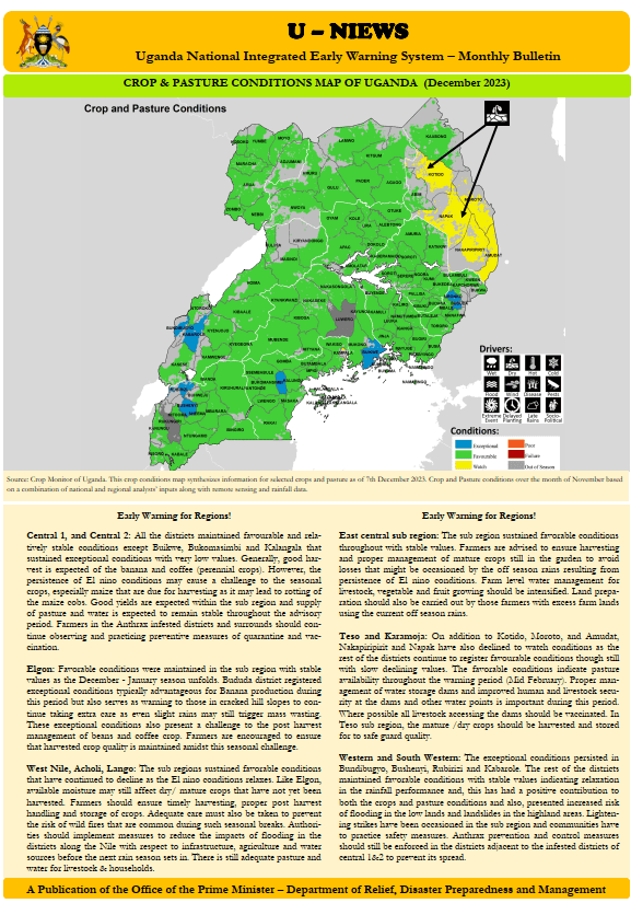 Zambia Launches National Crop Monitor to Enhance Agricultural Resilience Amidst Drought Crisis - Map 6