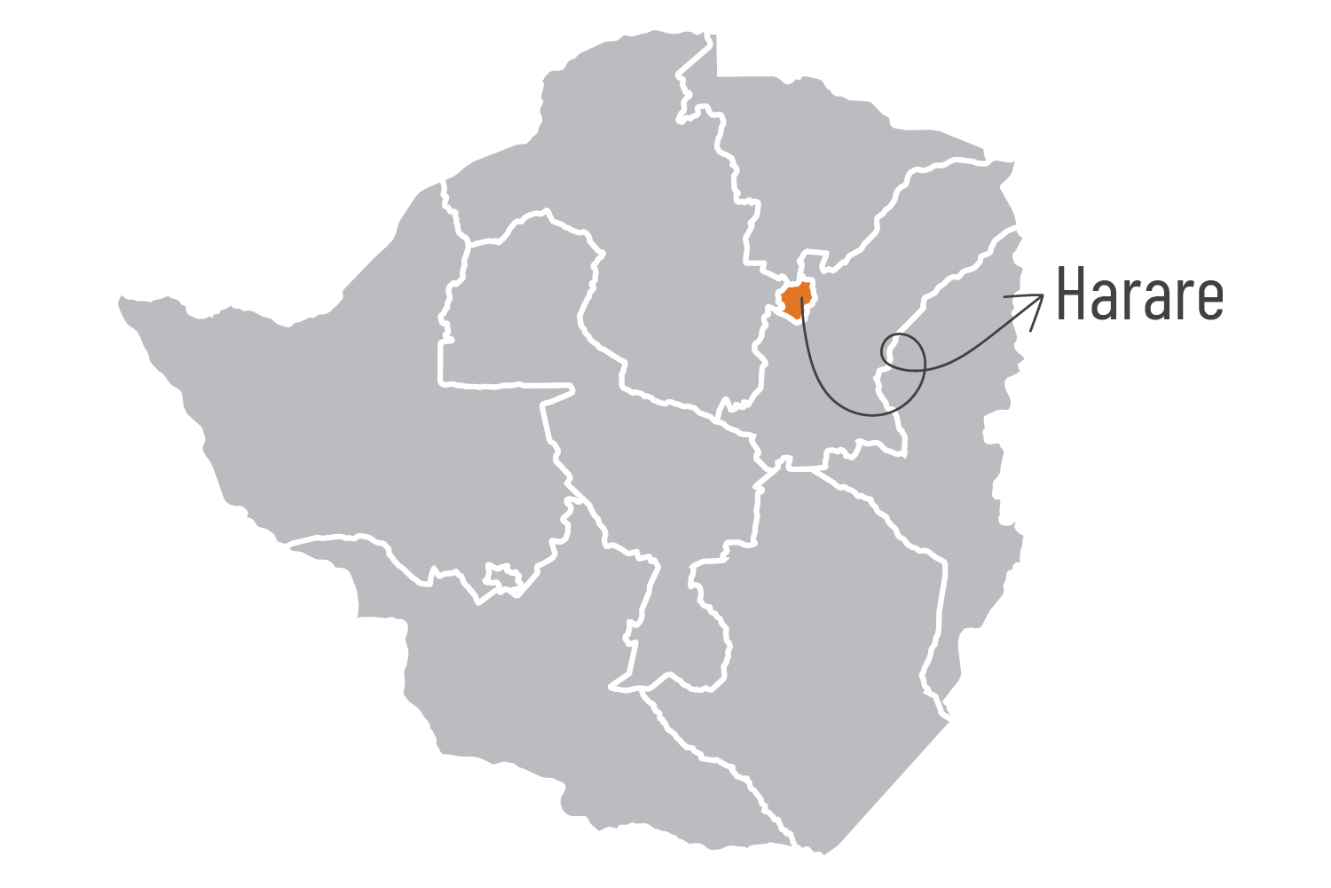 Zimbabwe - Alliance of Bioversity International and CIAT - Map