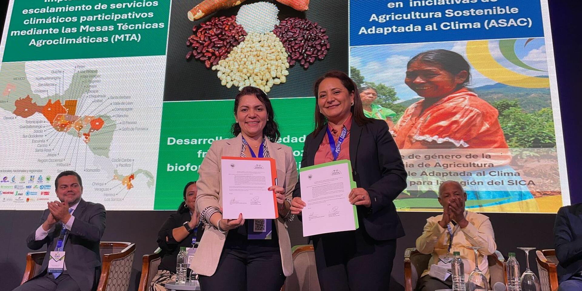 Central American Agricultural Council and the Alliance of Bioversity International and the International Center for Tropical Agriculture (CIAT), renew their commitment to sustainable agriculture in the SICA region