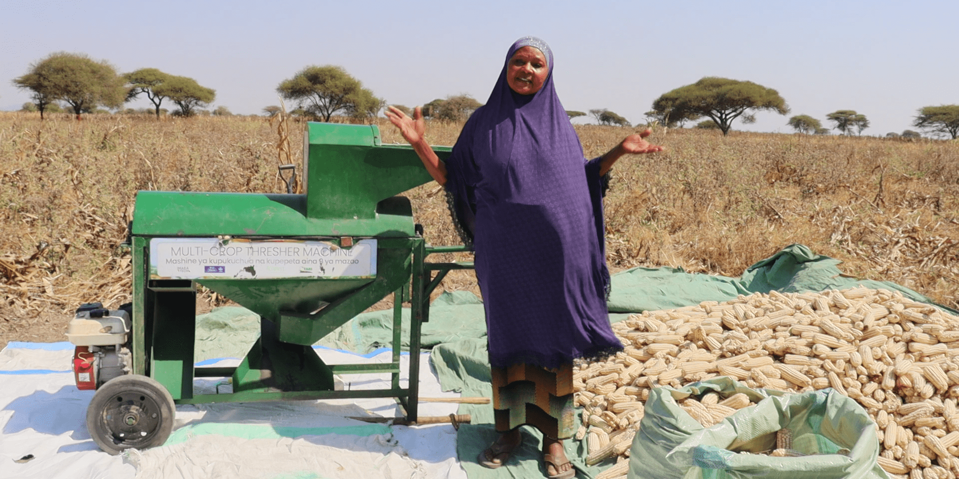 From hard labor to higher profits - Tanzania&rsquo;s smallholders win big through mechanized threshing power