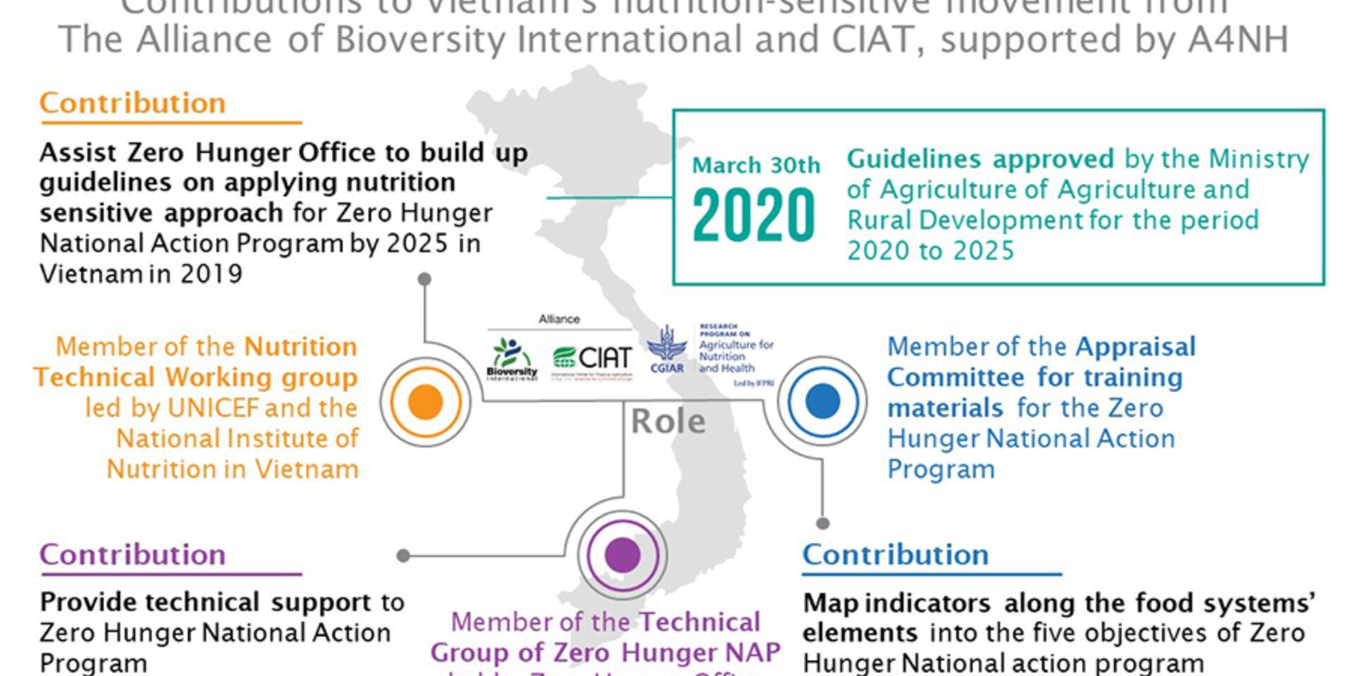 Update: Food systems for healthier diets A4NH contributions to the nutrition sensitive movement in Vietnam continue