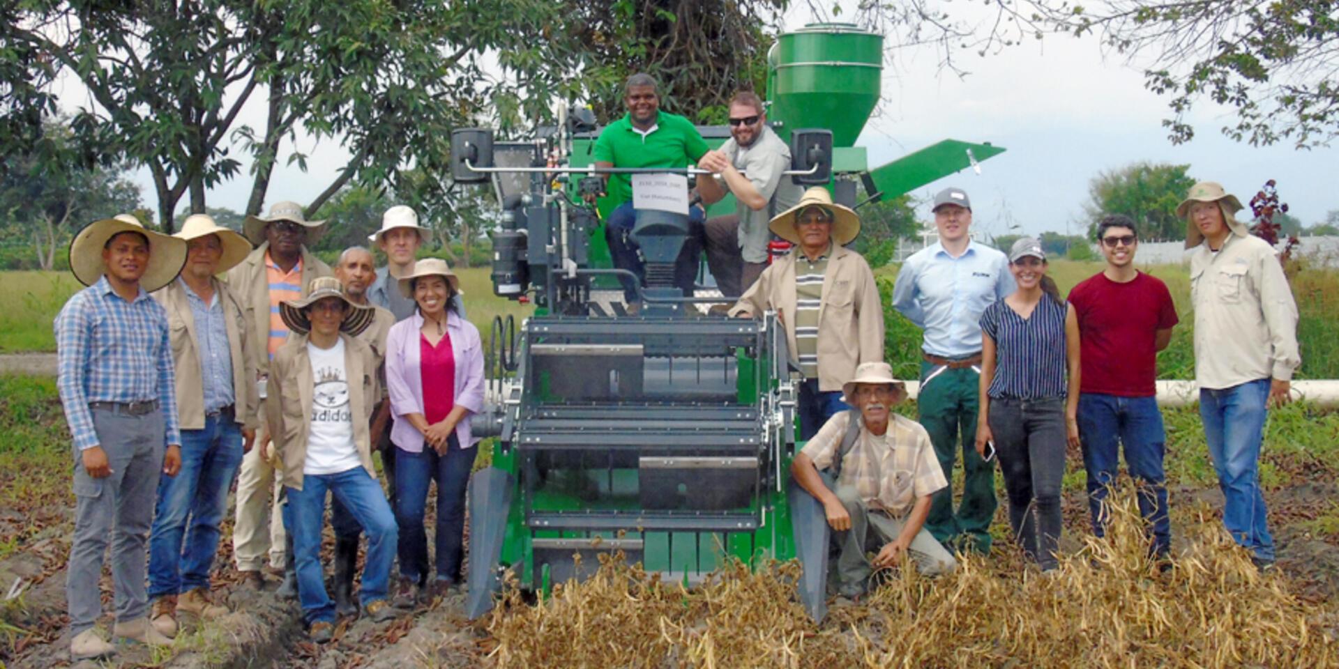 Agricultural mechanization is a key input for the CIAT Rice and Bean Programs